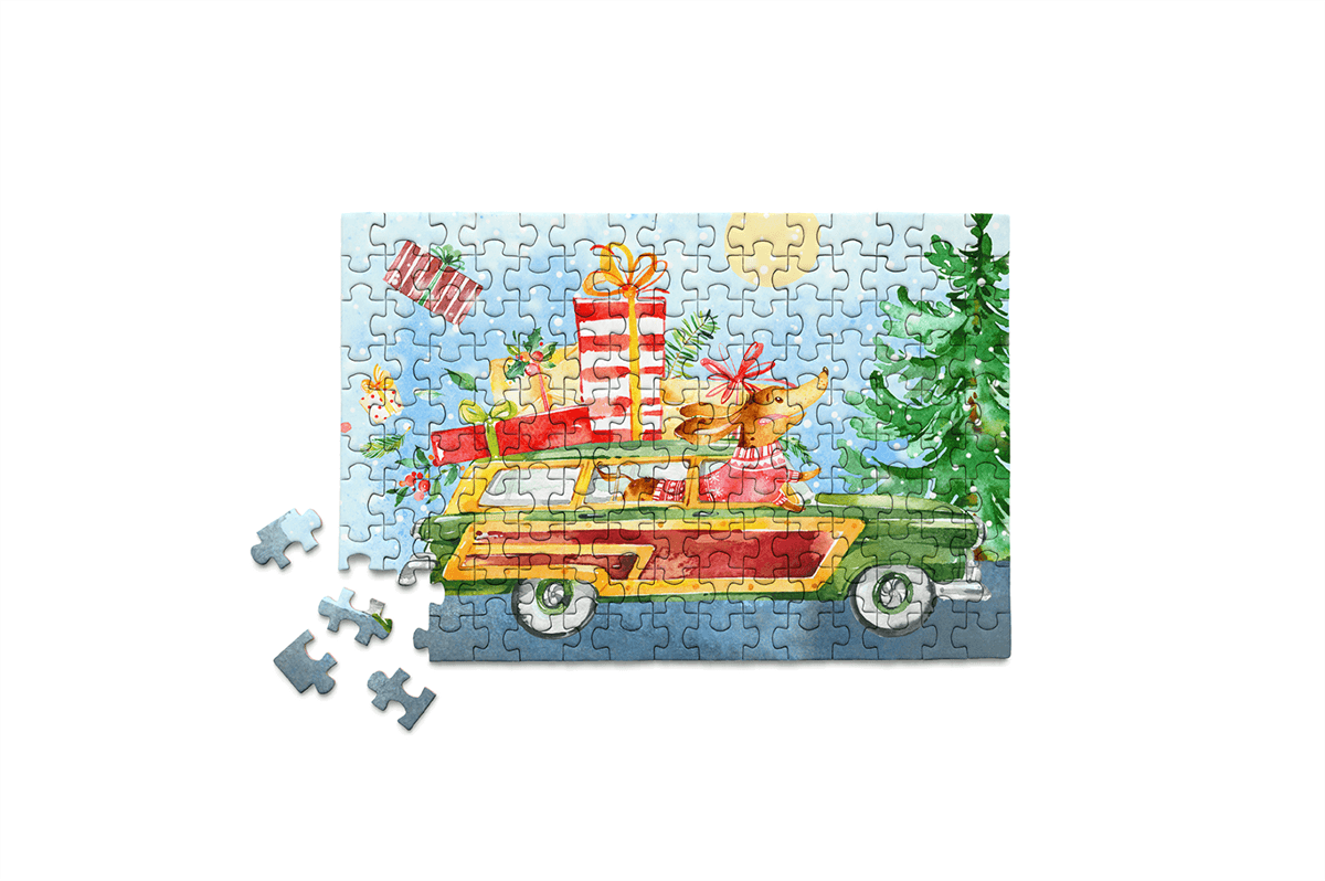 Station Waggin Micro Puzzle  Mini Jigsaw Puzzle