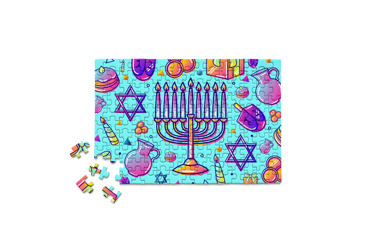 Hanukkah - Festival of Lights Mini jigsaw puzzle