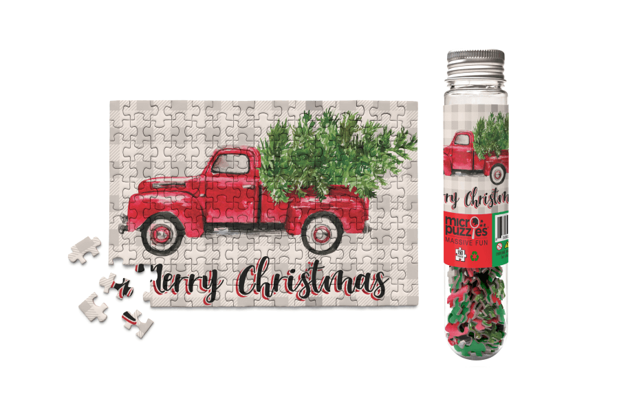 Holiday Country Christmas Jigsaw Puzzle Stocking Stuffer