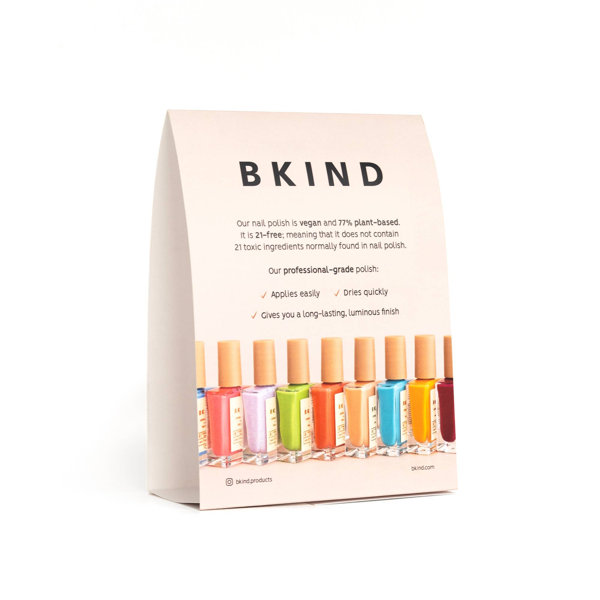 BKIND - Easel Card - 21-free nail polish