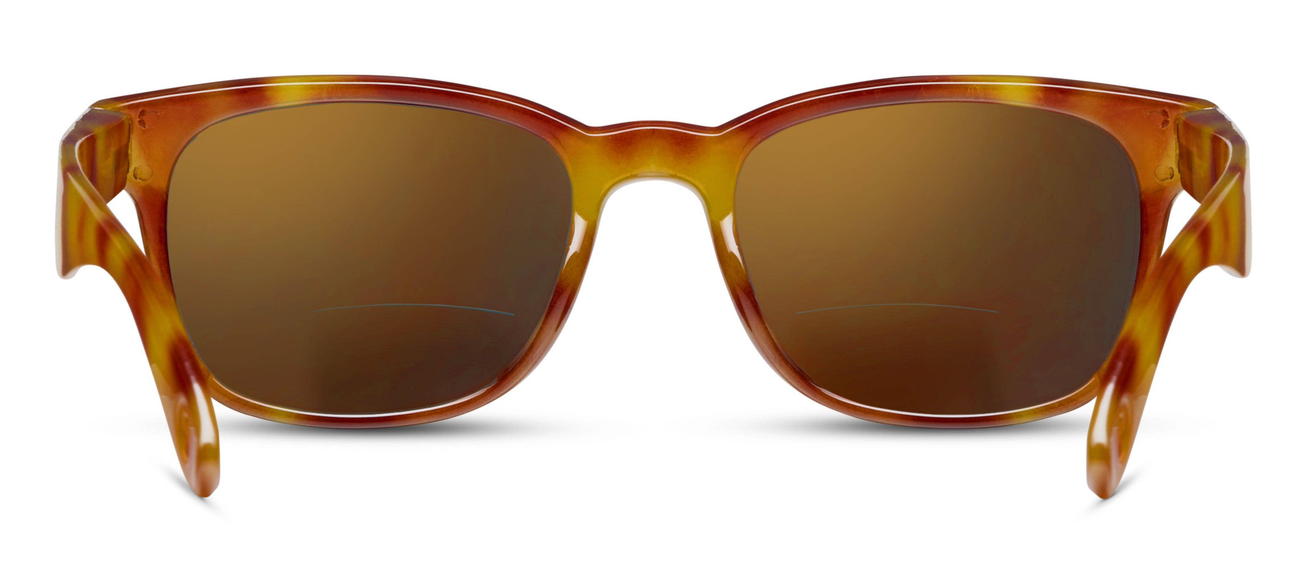 18th Hole (Sunglasses): Amber Tortoise / No Correction / None