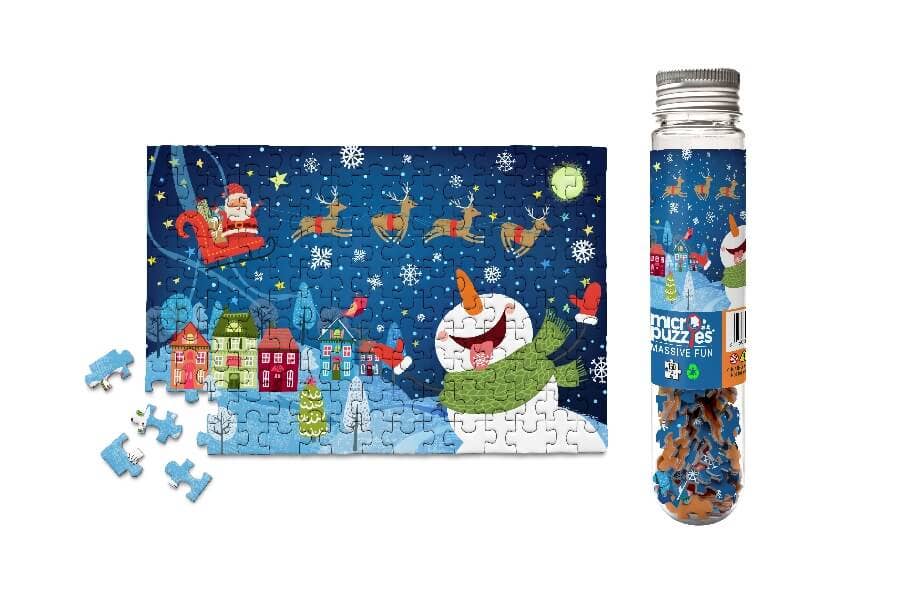 Here Comes Santa MicroPuzzle  Mini Jigsaw Puzzle