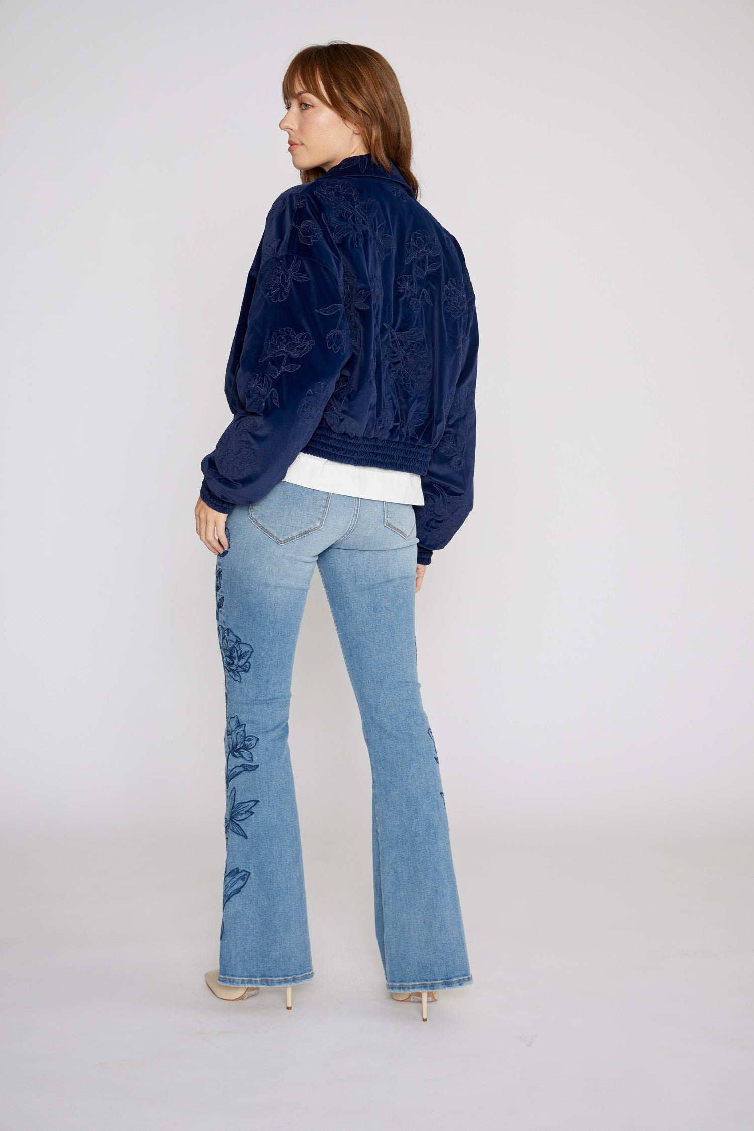 Farrah Flare Jean - Etched