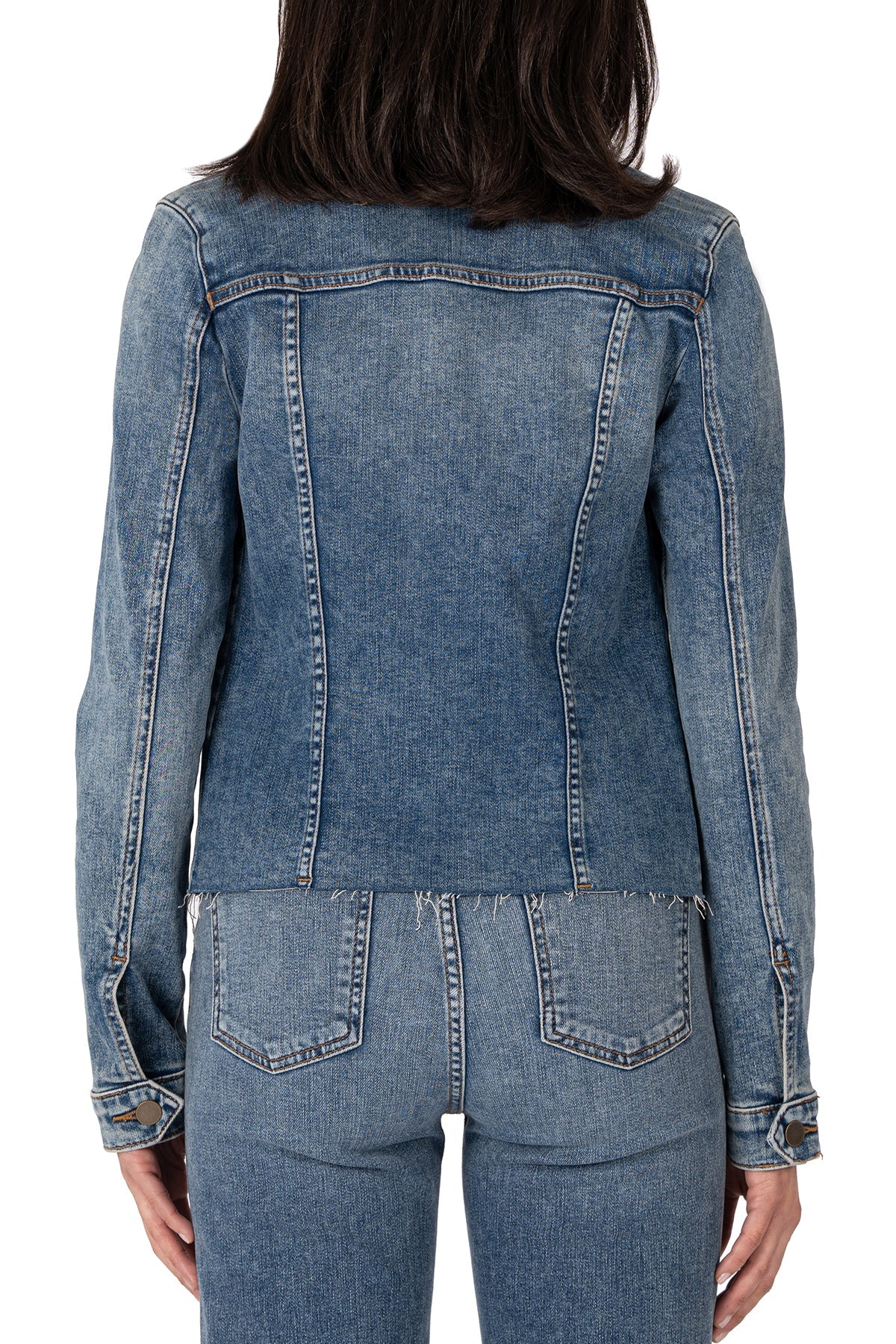 Kara Raw Hem Denim Jacket - Dearly