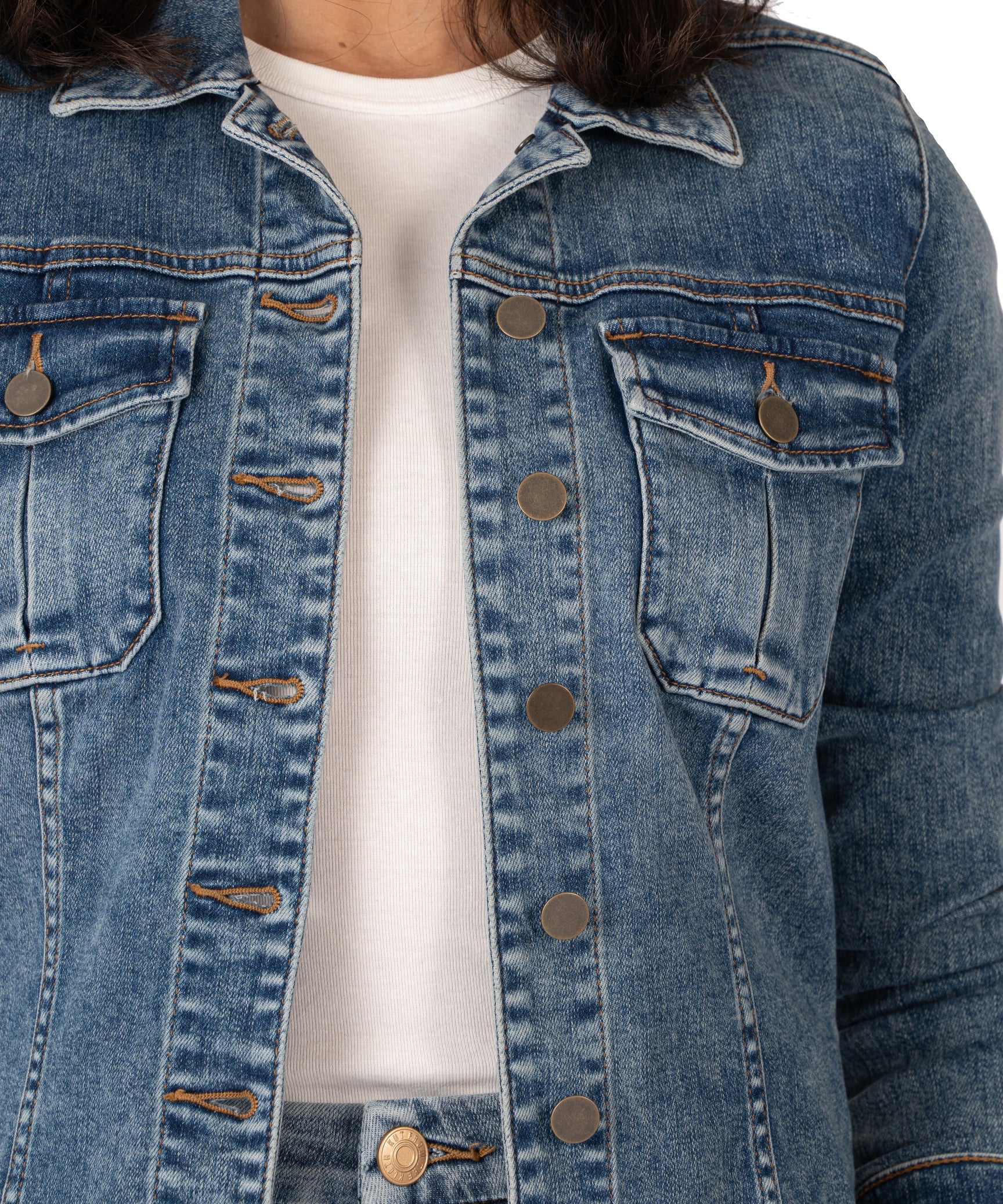 Kara Raw Hem Denim Jacket - Dearly