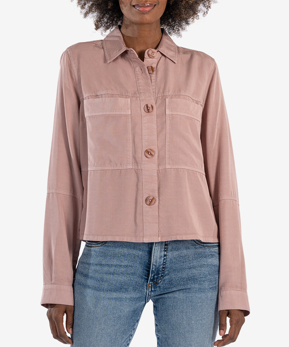 Zinnia Tencel Jacket - Blush