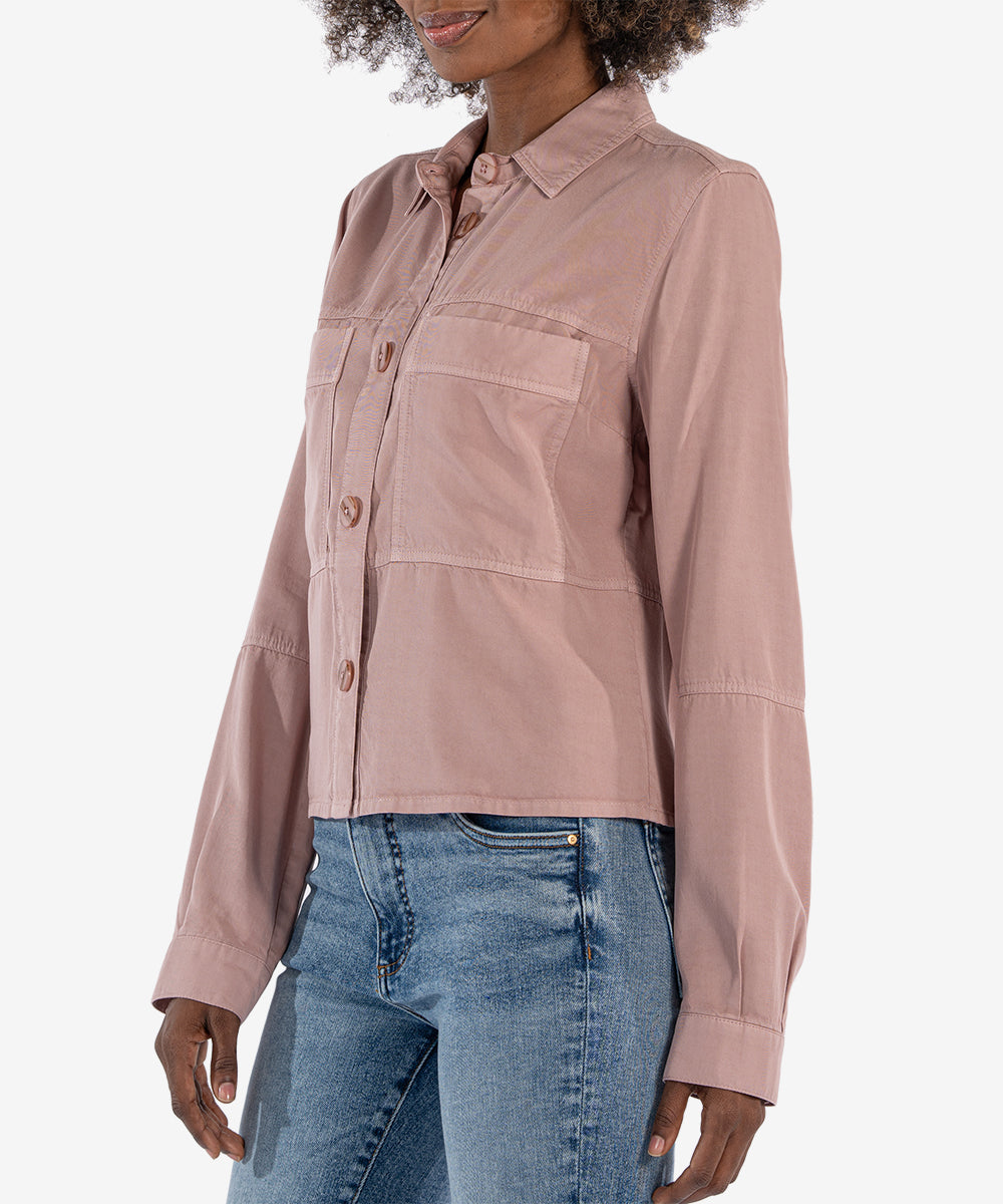 Zinnia Tencel Jacket - Blush