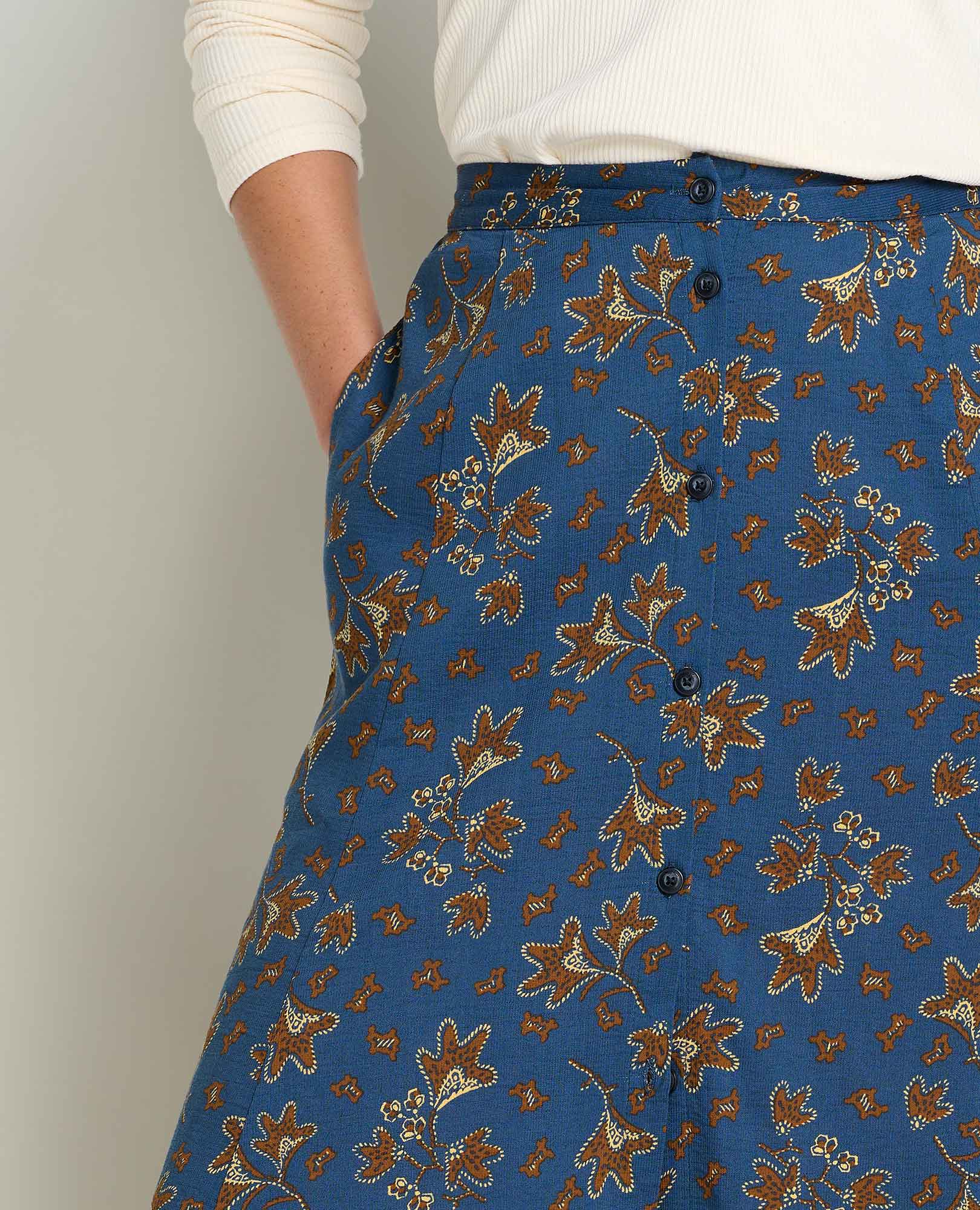 Manzana Paneled Midi Skirt