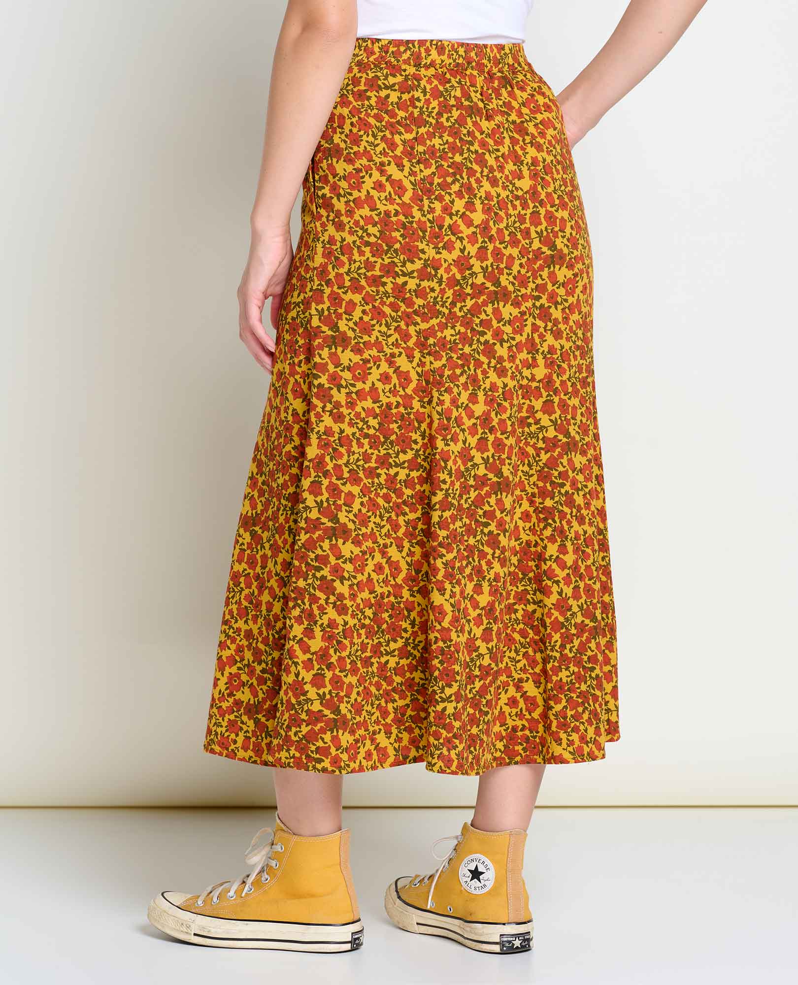 Manzana Paneled Midi Skirt