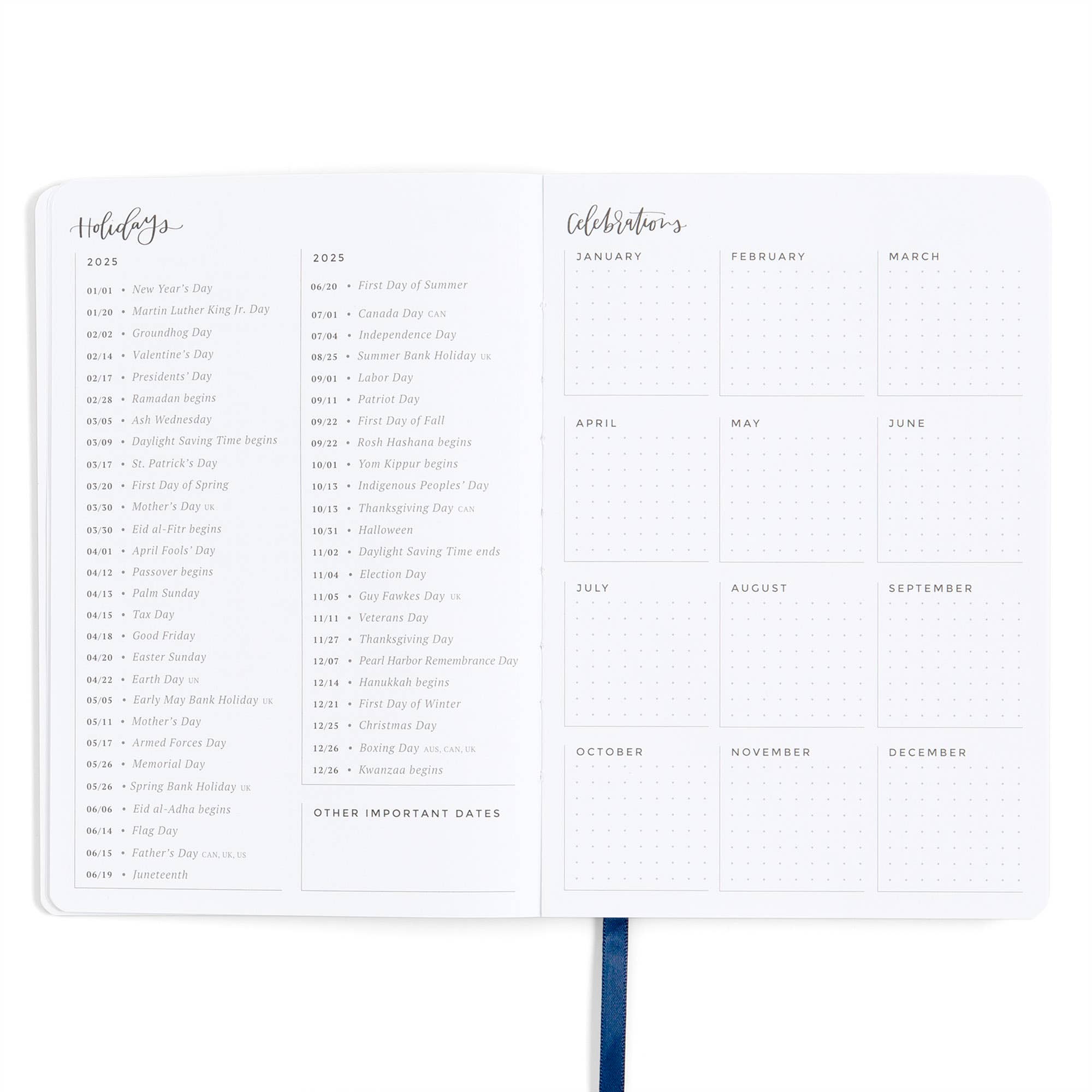 2025 Celeste Petite Planner: Calendar Year