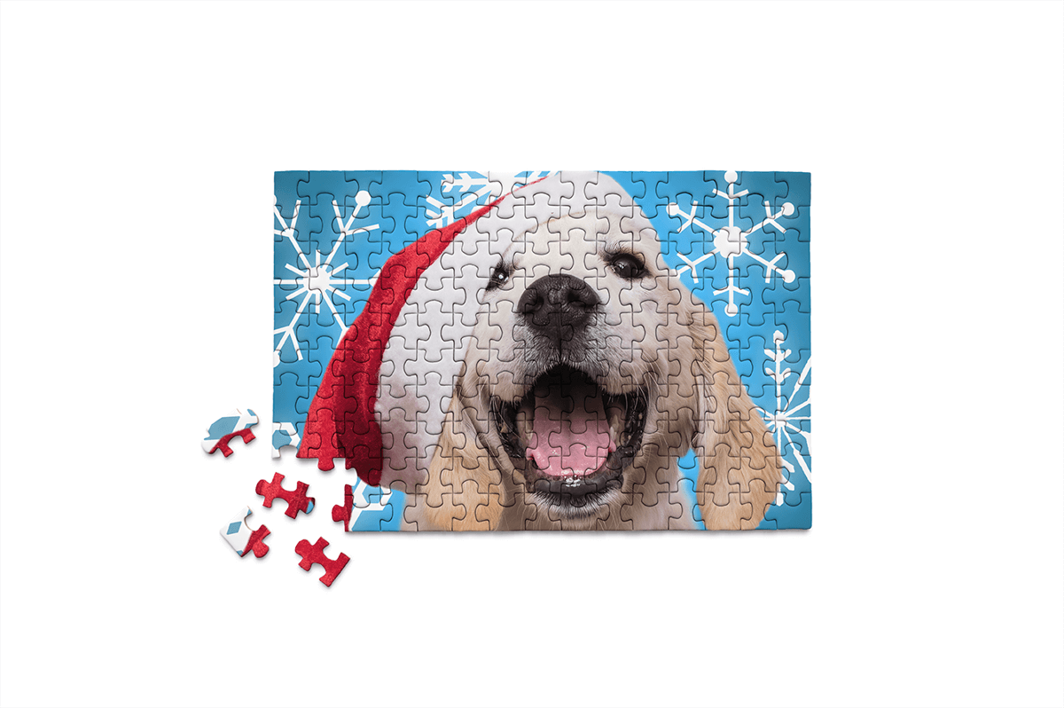 Santa Paws Mini Jigsaw Puzzle