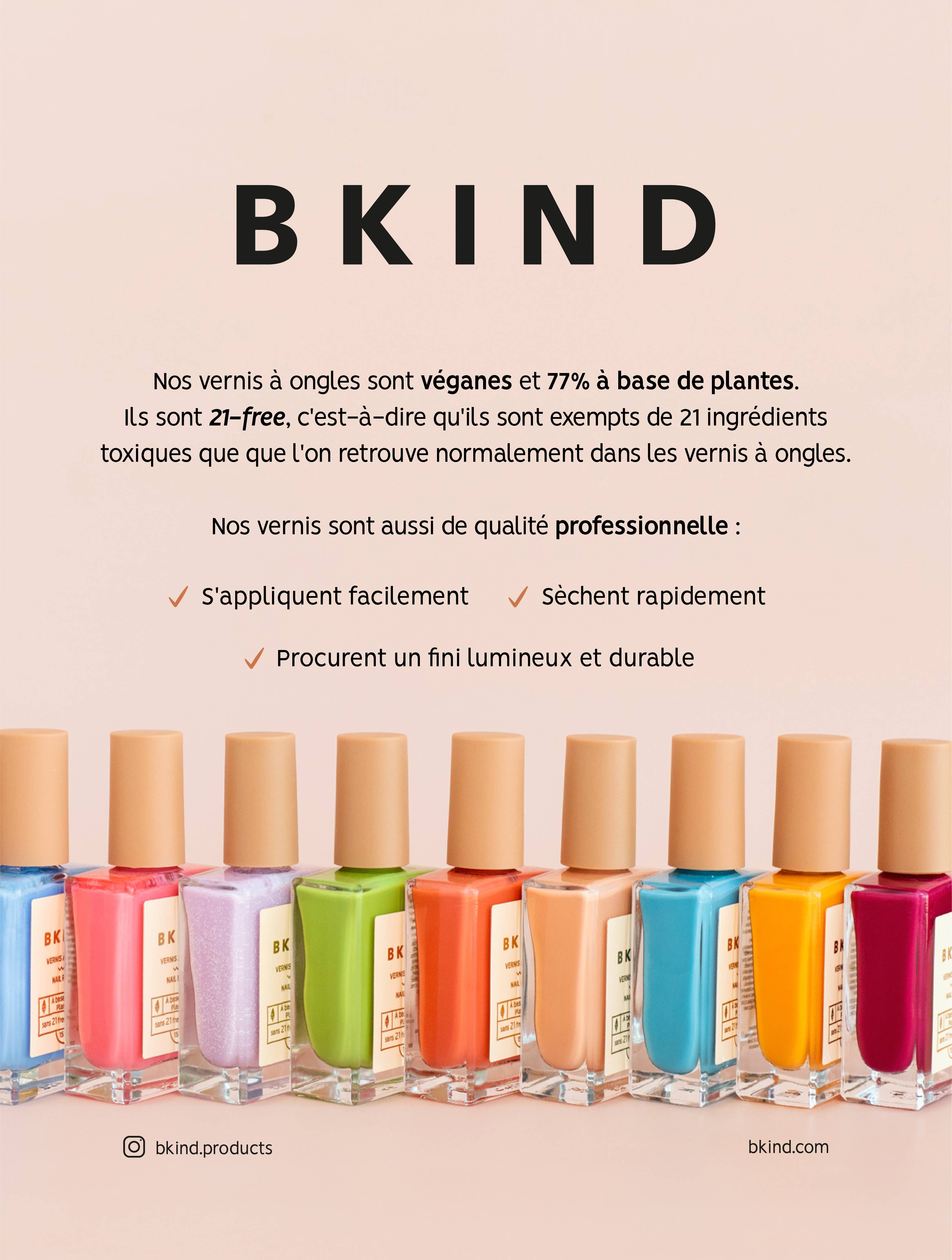 BKIND - Easel Card - 21-free nail polish