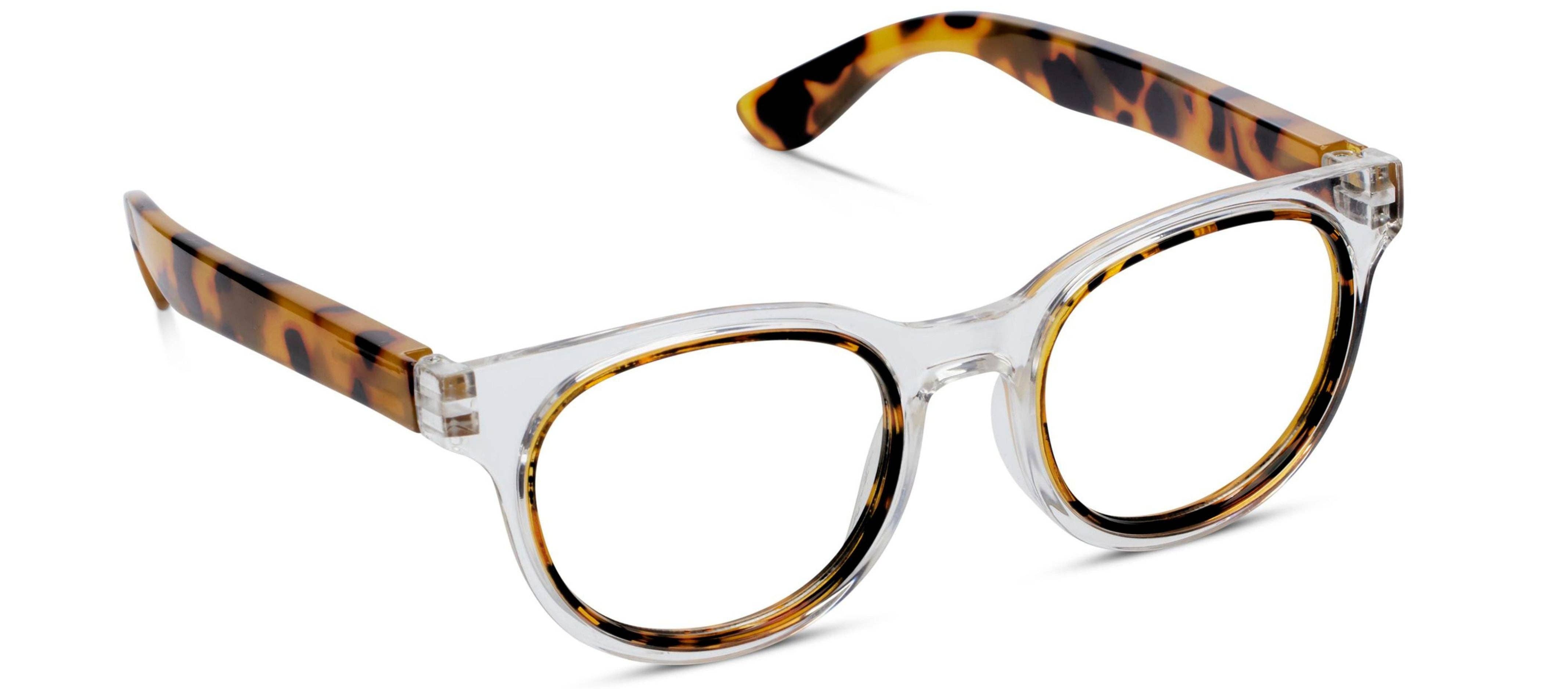 Olympia (Blue Light): Clear/Tokyo Tortoise / Reading / 2.75