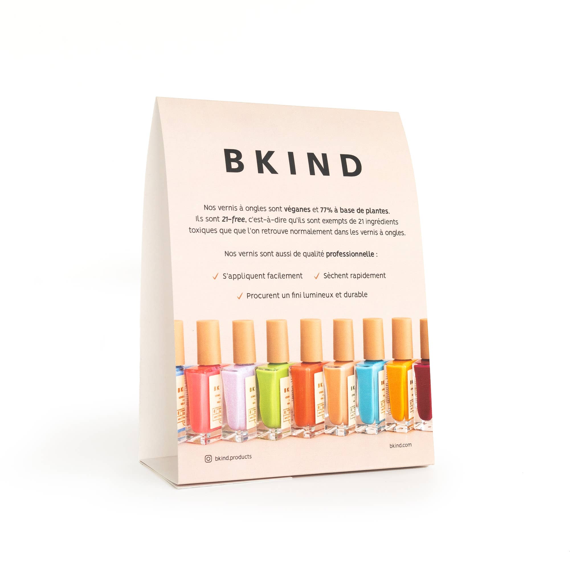 BKIND - Easel Card - 21-free nail polish