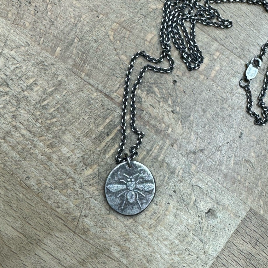 Bee Medallion Necklace