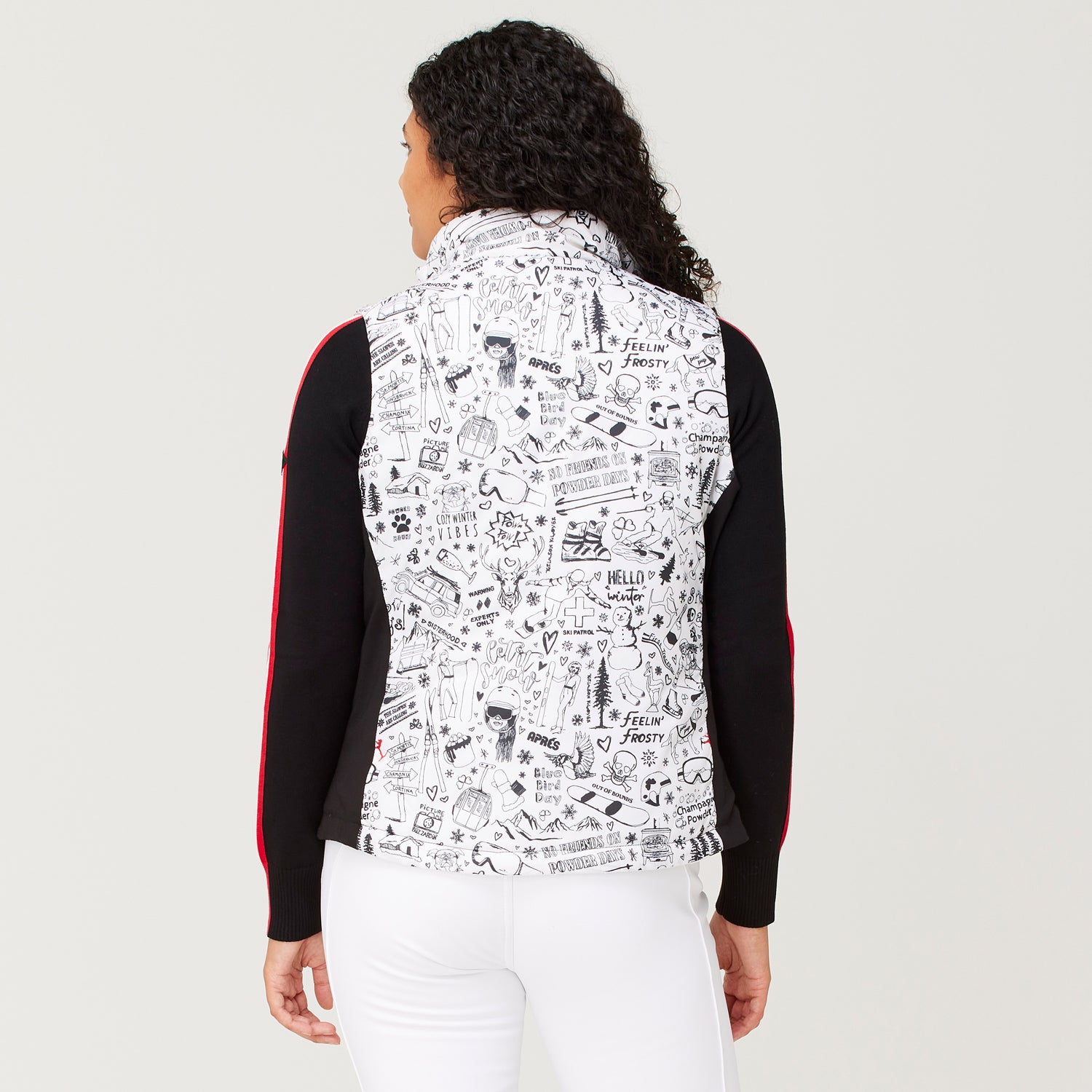 Sela Reversible Vest - White Grafiti